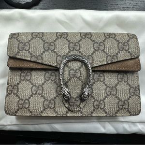 GUCCI DIONYSUS GG SUPREME SUPER MINI BAG